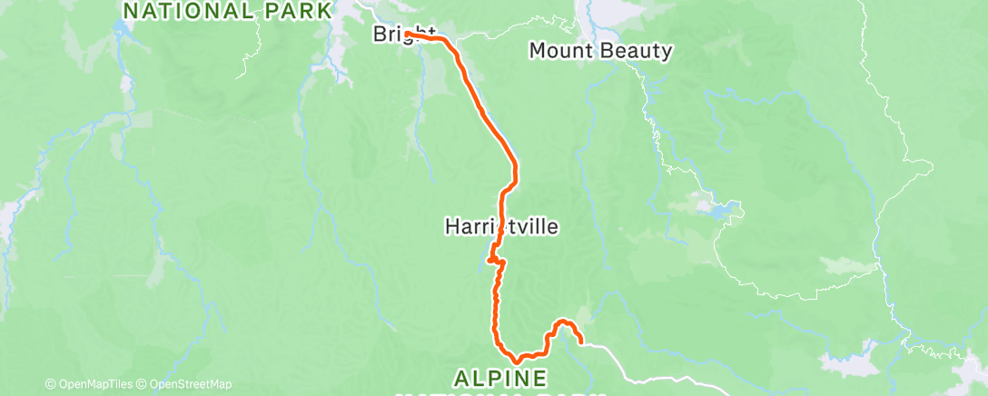 Map of the activity, Mt hotham full✅️