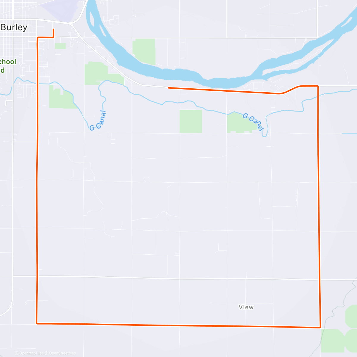 Map of the activity, ROUVY - Spudman Race Route | Idaho | USA
