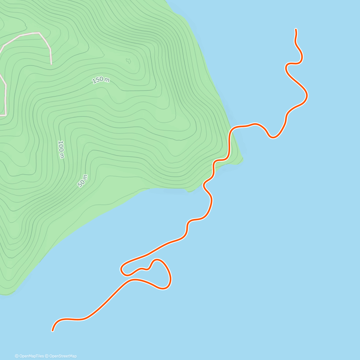 Map of the activity, Zwift - Southern Coast Cruise in Watopia