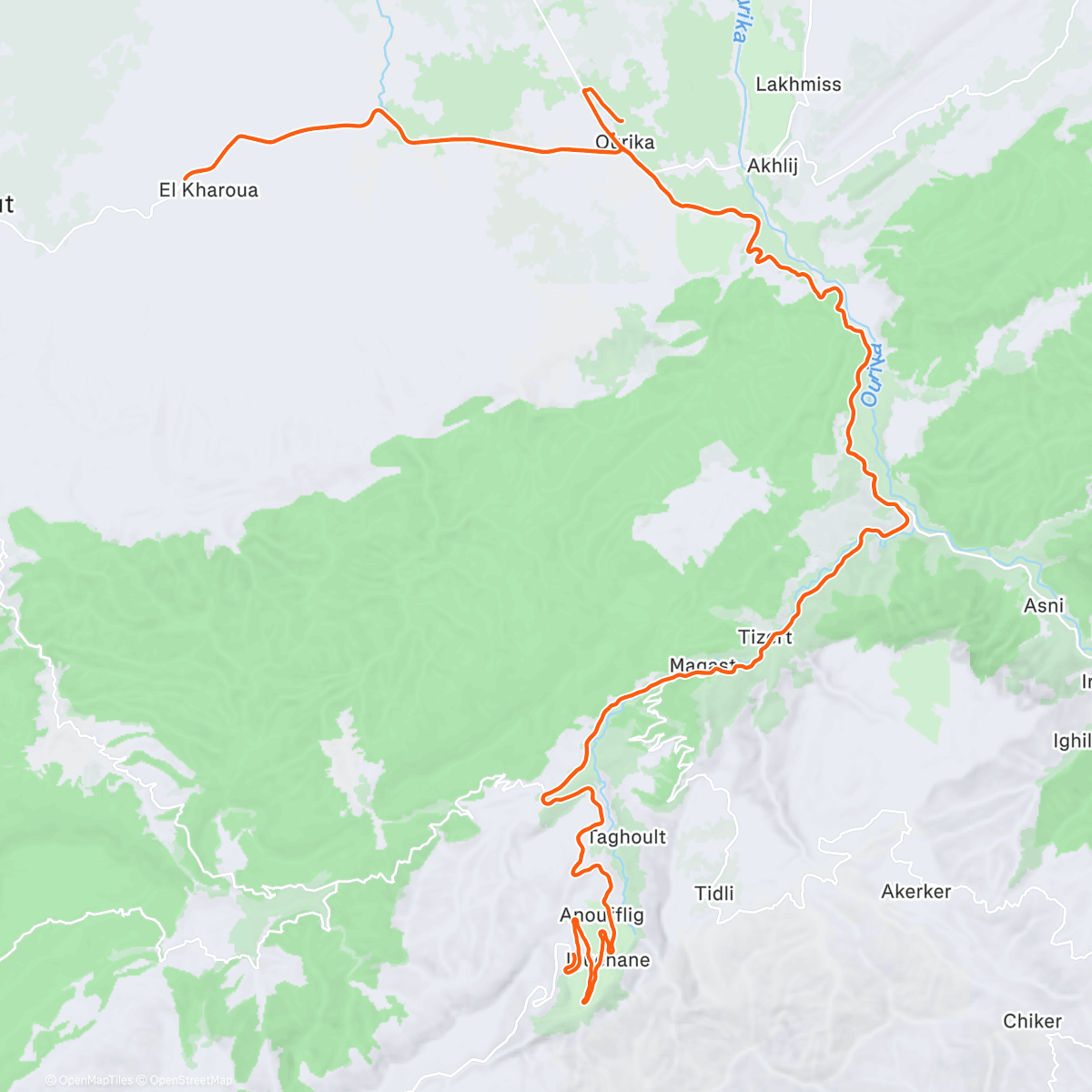 Map of the activity, Ready To Go - Republica