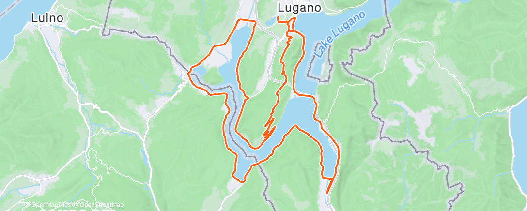 Map of the activity, Bici