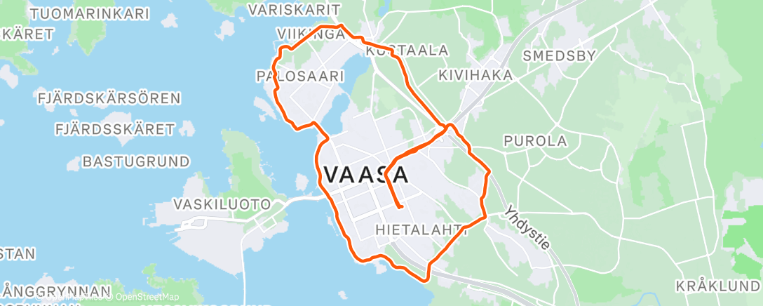 Map of the activity, Aivan kuraa tämä juoksuolosuhde tästä eteenpäin