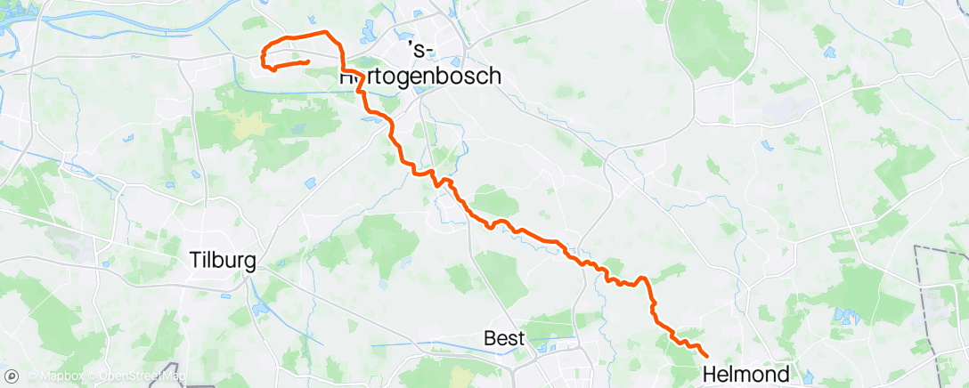 「Moederdag-ritje」活動的地圖