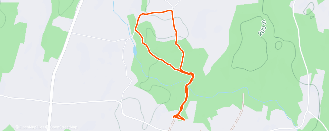 Mapa de la actividad (Evening Walk)