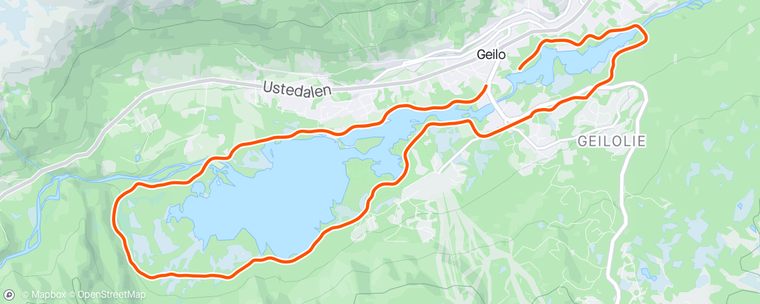 Map of the activity, Rundt fjorden - sk