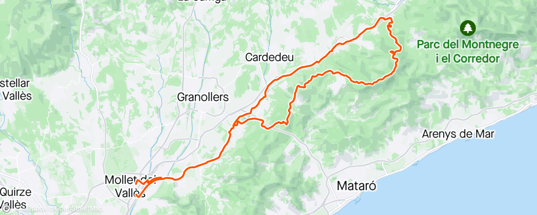 Map of the activity, GRVL Corredor y Torrasa