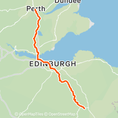 Day 12: Melrose to Perth | 84.4 mi Cycling Route on Strava