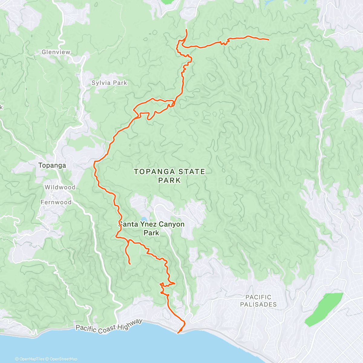 Map of the activity, 30+ Miles - Time On Feet | Monster 300 Prep