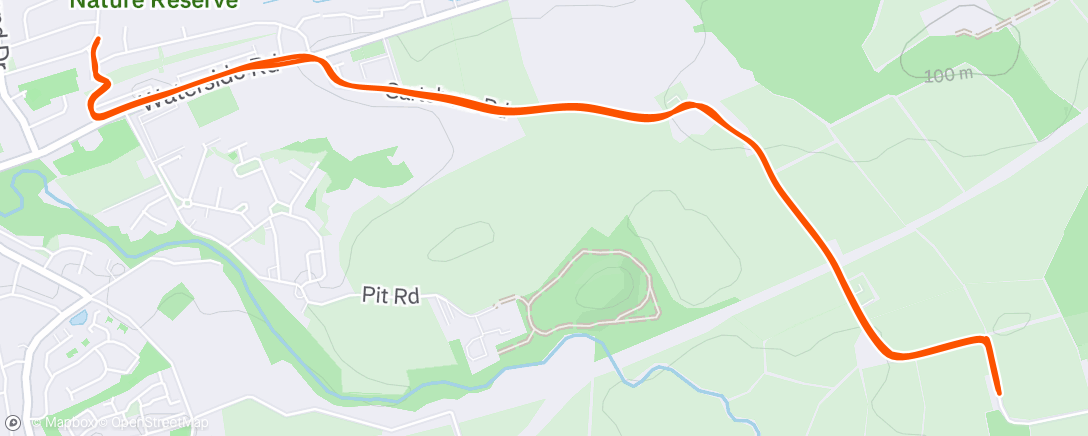 Map of the activity, Hill Reps