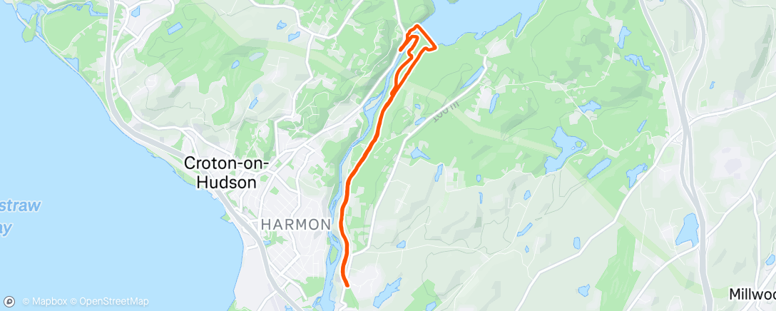 Map of the activity, Afternoon Hike