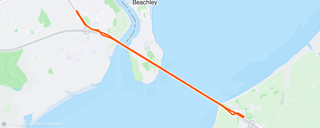 Map of the activity, Severn Bridge Tootle