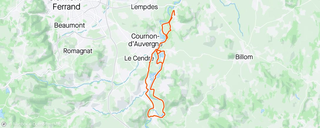 Mapa de la actividad (Gravel Ride 🌧️)