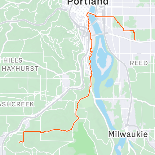 Sylvania to Powell 17.7 km Road Cycling Route on Strava