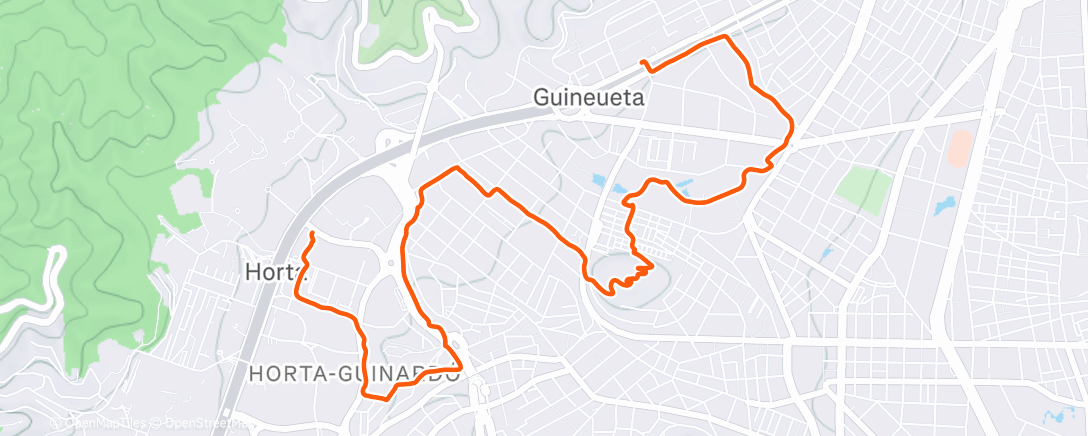 Map of the activity, Excursión de mañana