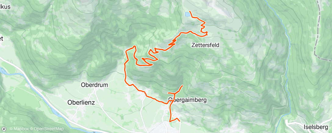 Map of the activity, Chilling