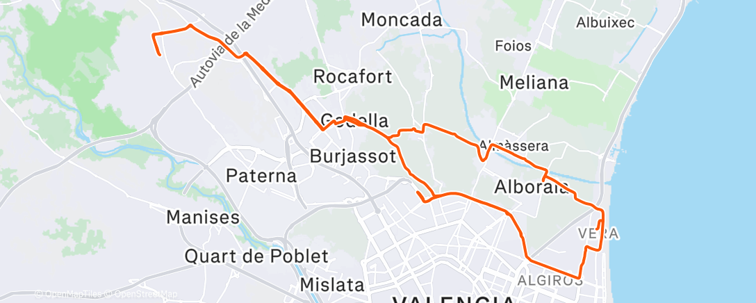 Map of the activity, Work commute +🚴🏼‍♀️