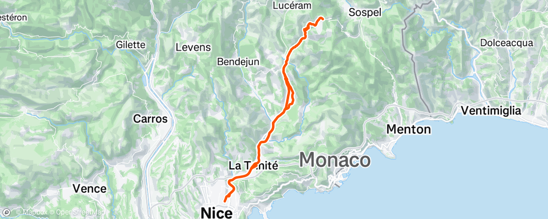 Map of the activity, Séance avec les jeunes du Pôle de Nice
