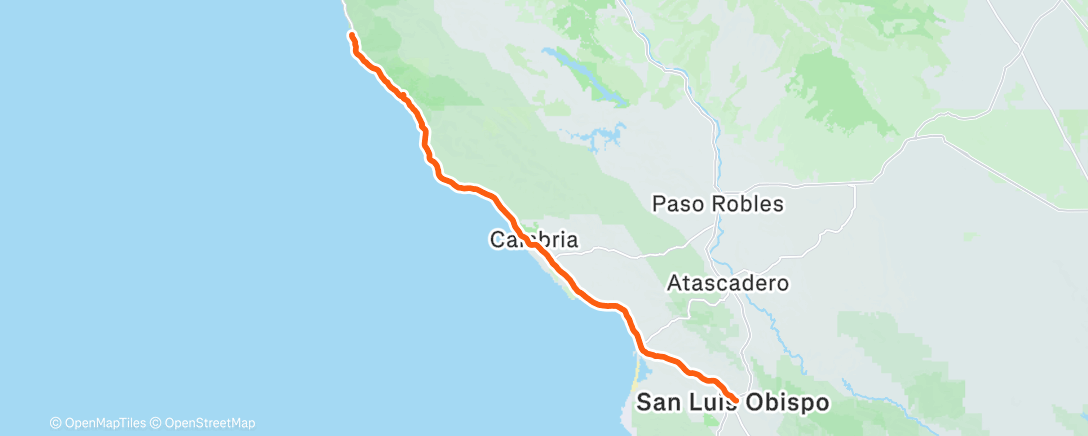 Map of the activity, Morning Ride