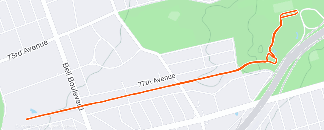 Карта физической активности (Morning Run)