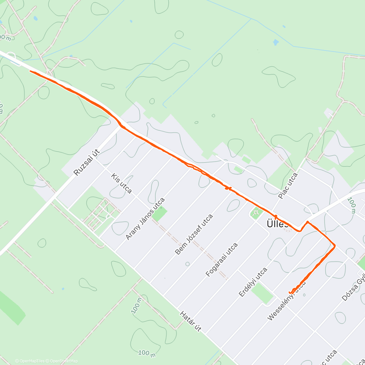 Map of the activity, Séta a hóesésben ❄️