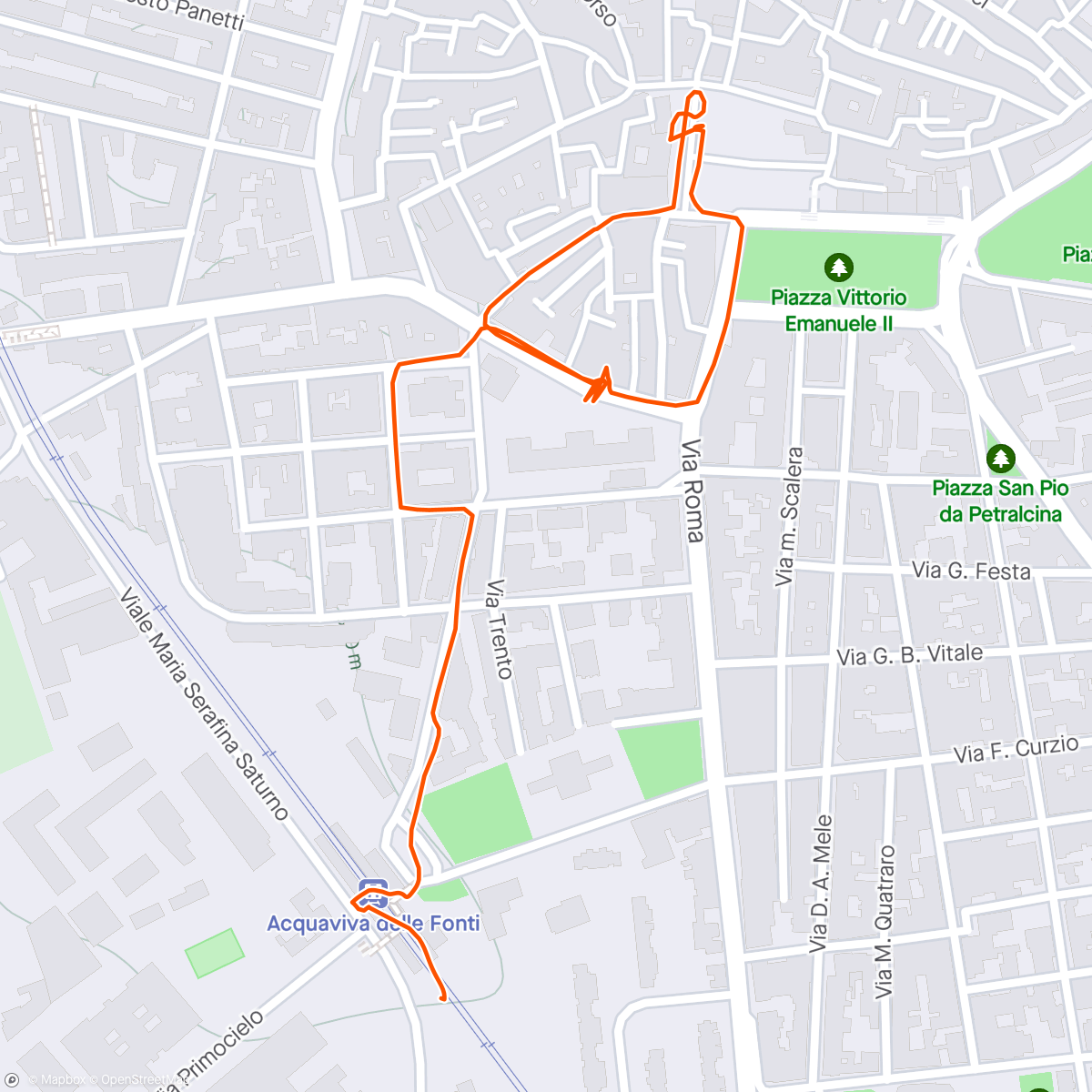Map of the activity, Italienweg 13b: Acquaviva Aperol