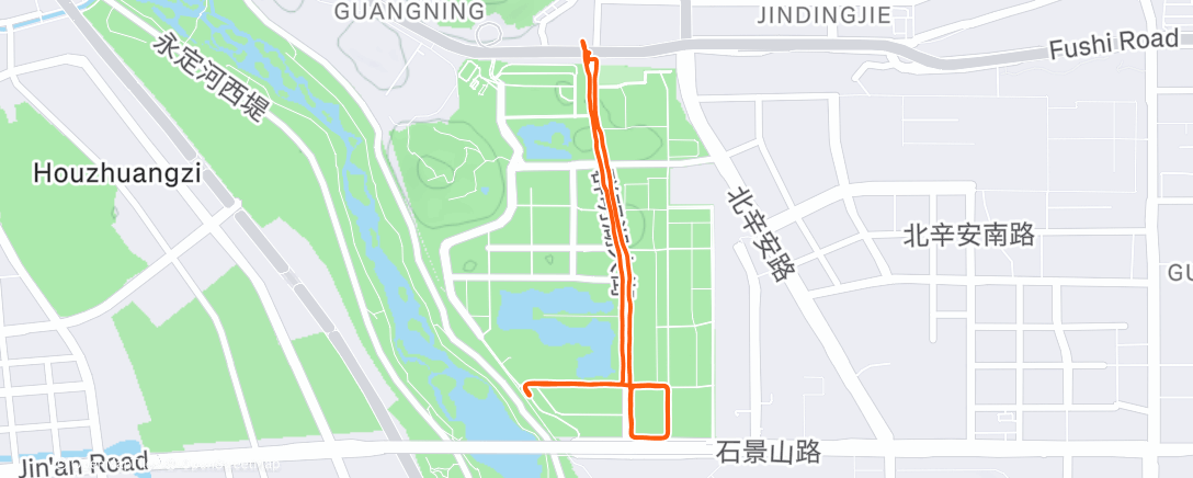 Карта физической активности (晨间跑步)