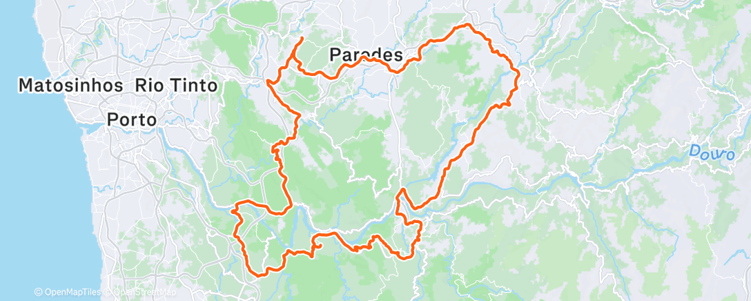 Map of the activity, 2025-12-24Ride