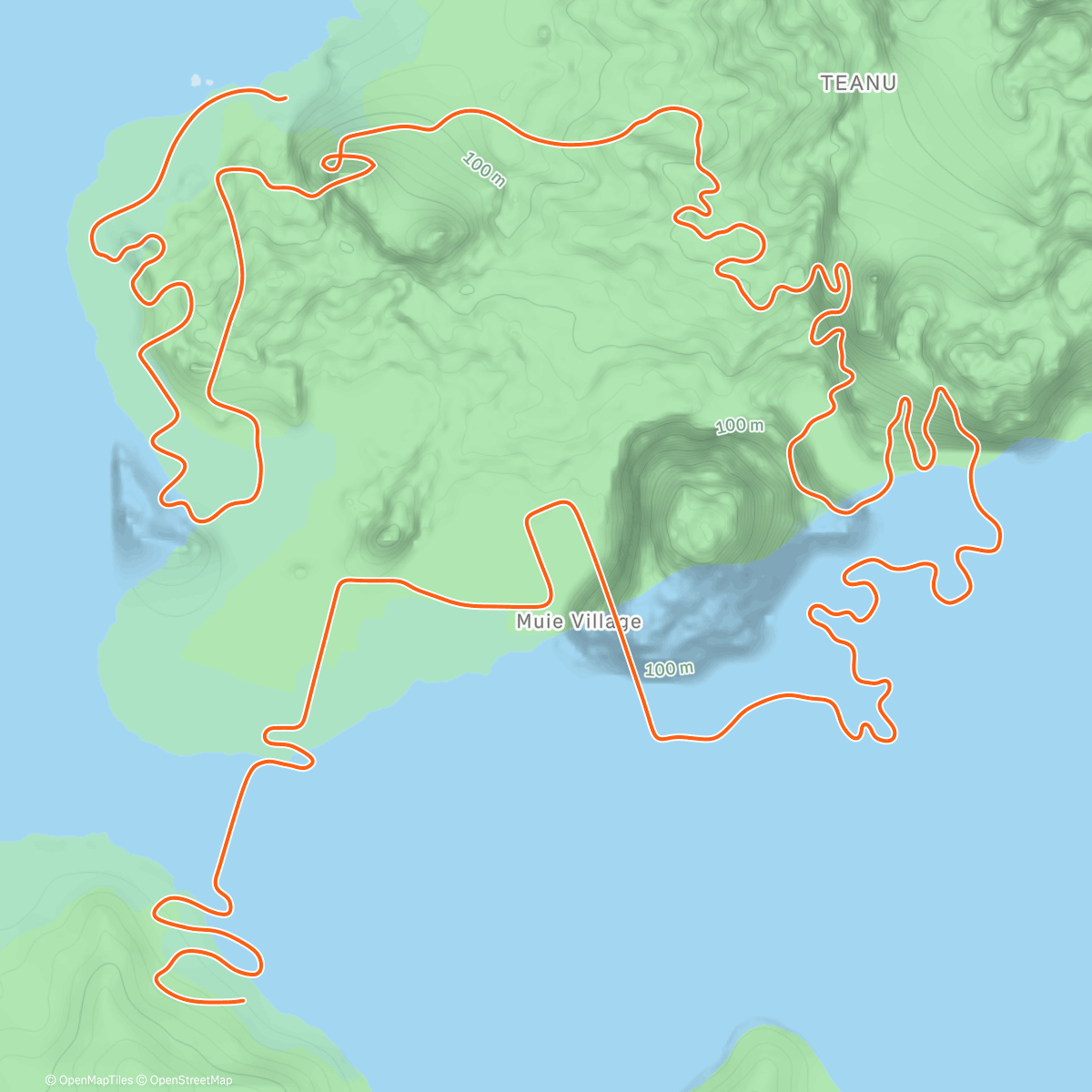 Map of the activity, Zwift - Race: Mountain Massif - The Race (A) on Climber's Gambit in Watopia