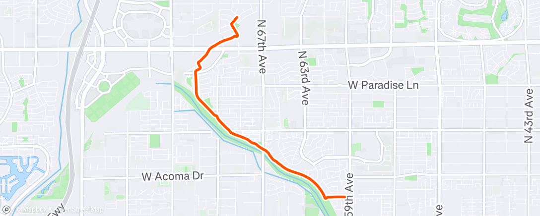 Map of the activity, Afternoon E-Bike Ride