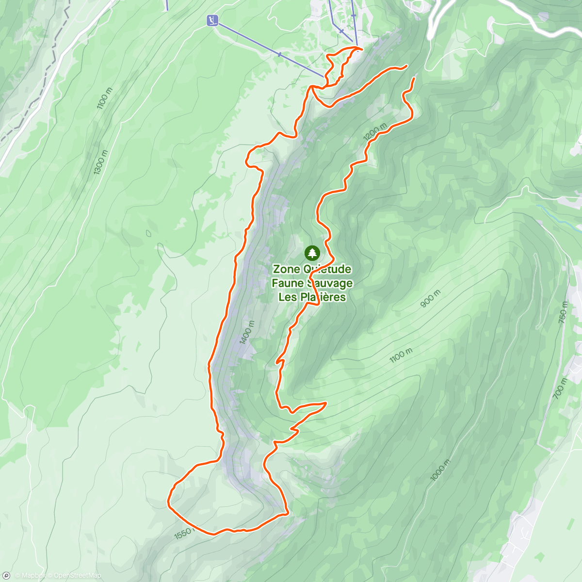 アクティビティ「Morning Hike」の地図