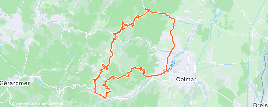 Map of the activity, Plus tu montes plus il fait beau 🕵🏻‍♀️