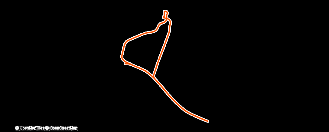 Map of the activity, Spaziergang am Nachmittag