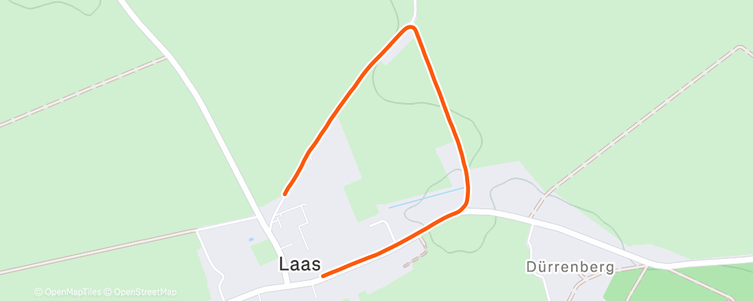 Map of the activity, Afternoon Walk