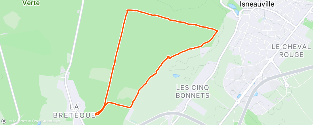 Map of the activity, Randonnée dans l'après-midi