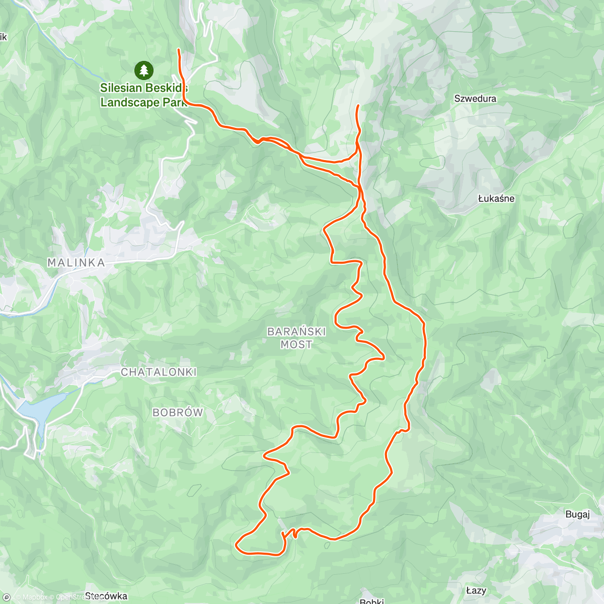 Map of the activity, Afternoon E-Mountain Bike Ride