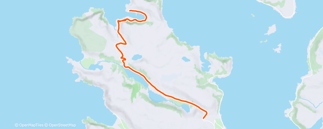 Map of the activity, Lunch Ride