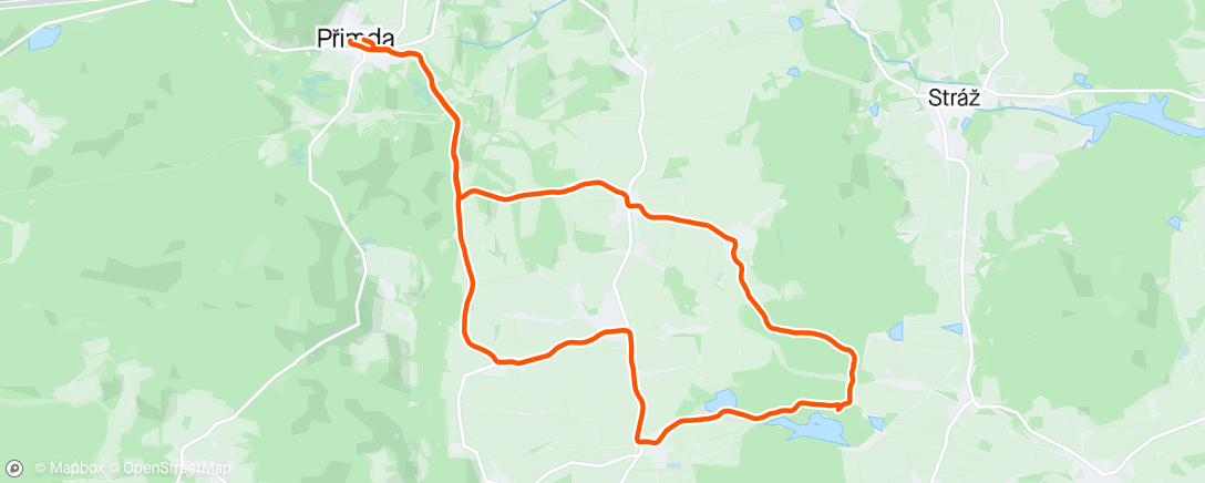 Karte der Aktivität „Afternoon E-Bike Ride with Jarka”