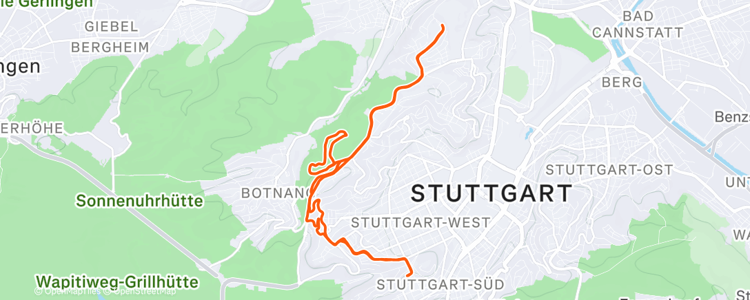 Map of the activity, Ein guter Mix aller Zonen