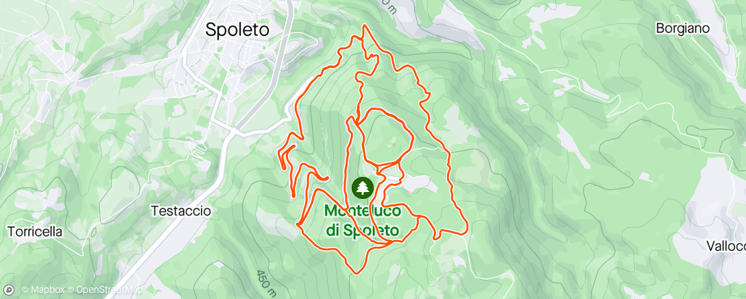 Mapa da atividade, Sessione di e-mountain biking pomeridiana 