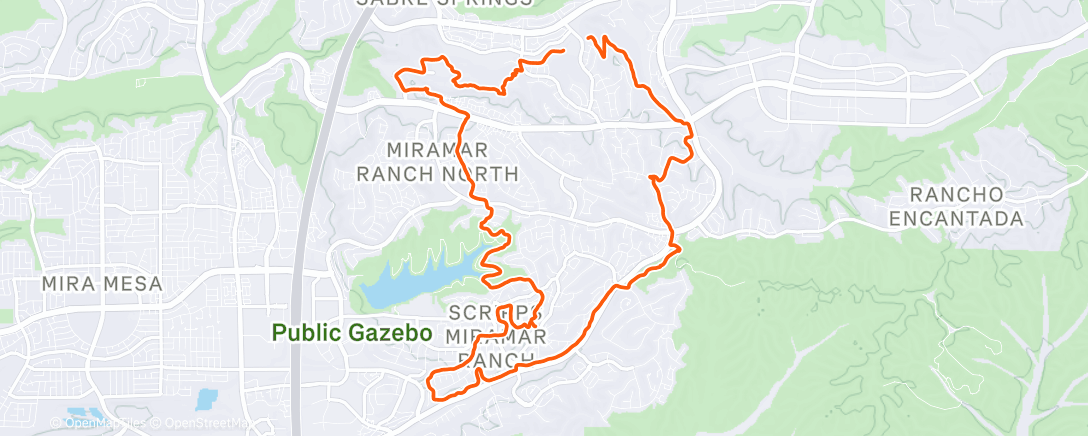 Map of the activity, Scripps Short Loop