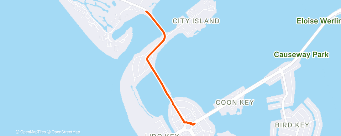 Map of the activity, chasing gain