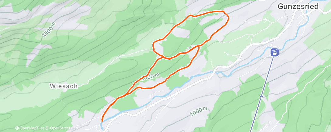 Map of the activity, Middag gymnastiek