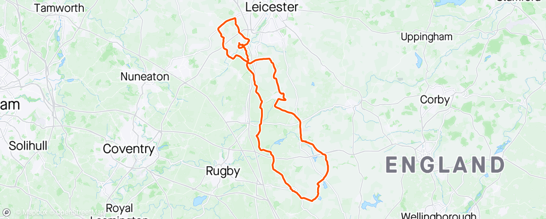 Map of the activity, Cut short to miss the rain and just to bloody cold 🥶 🤫