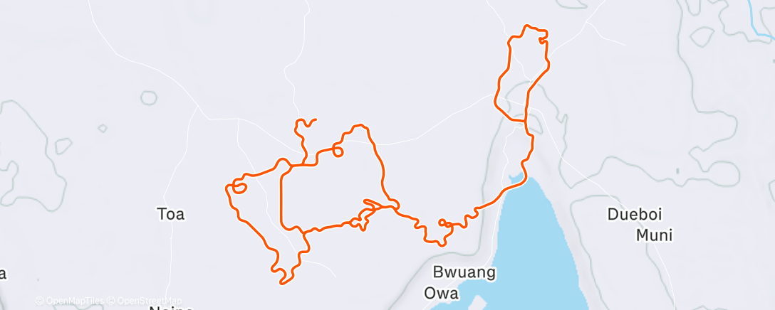Map of the activity, Zwift - Island Hopper in Makuri Islands