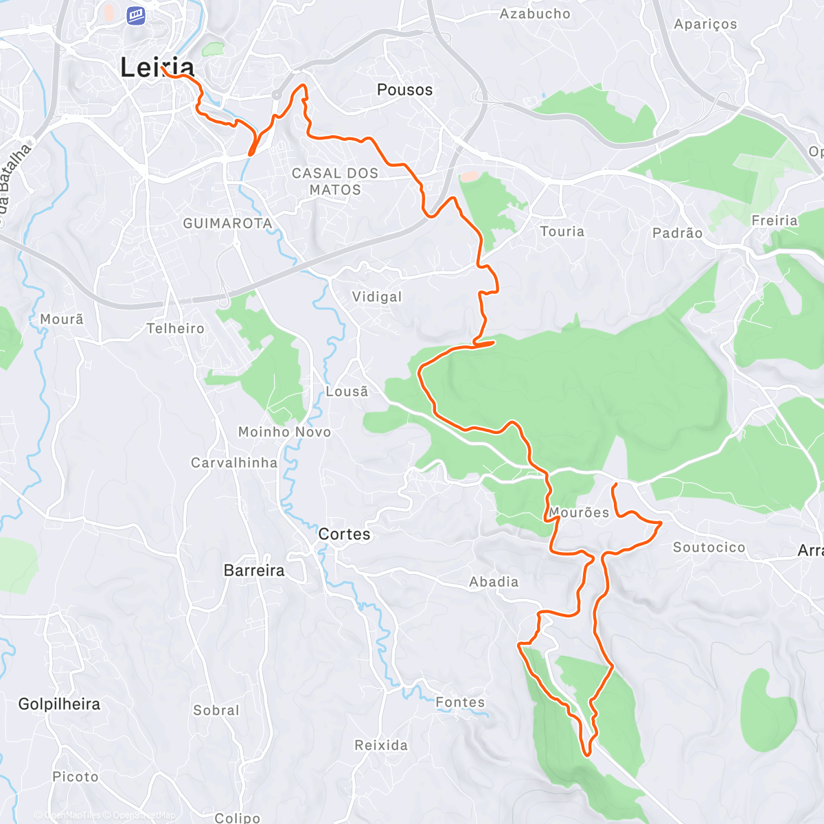 Map of the activity, 13 X-Mas Night Trail 🤧🤒