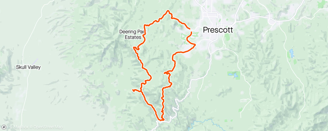 Map of the activity, Efforts up copper creek and skull valley ☠️