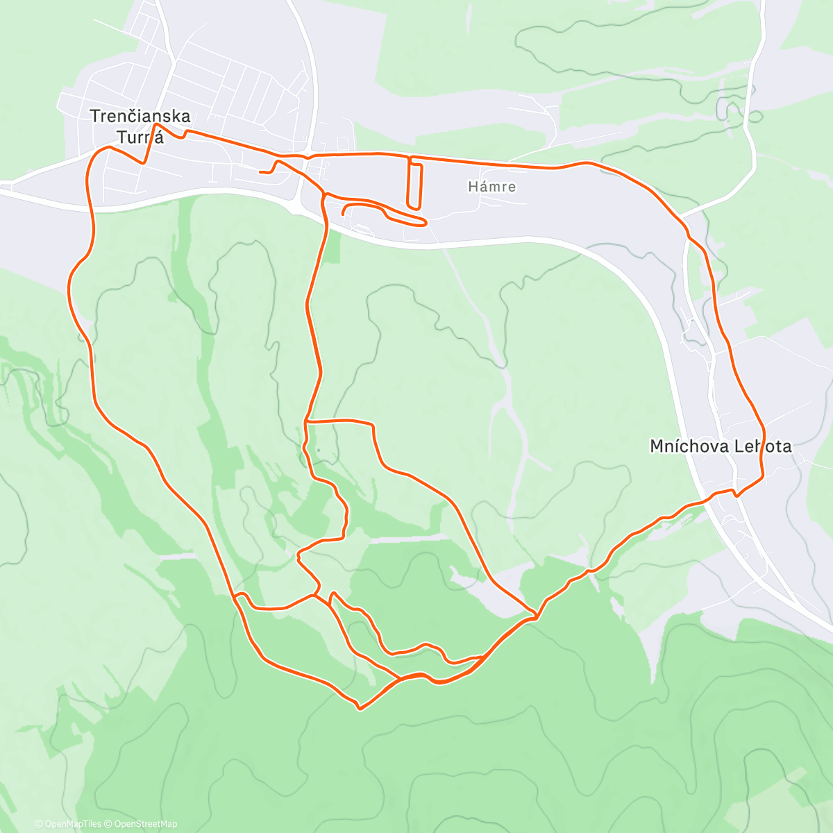 Map of the activity, Trošku sa povoziť keď už je tak pekne