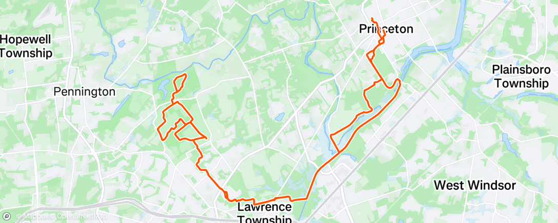 Map of the activity, Afternoon Gravel Ride