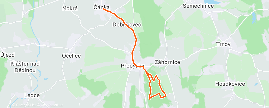 Map of the activity, 60'E