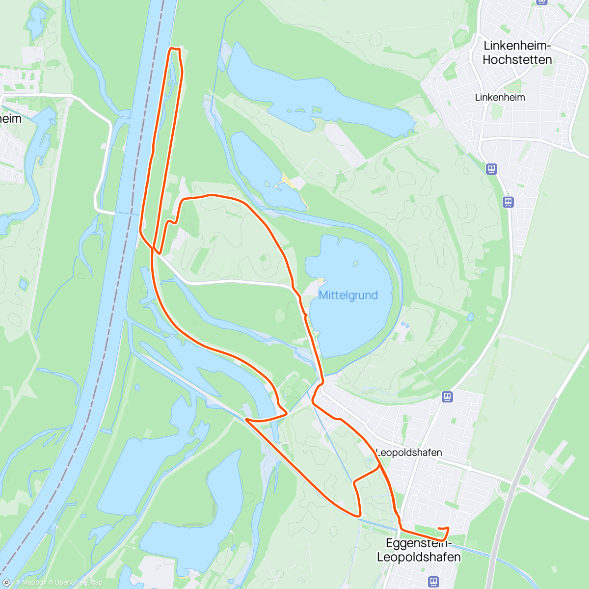 Map of the activity, Morgenwalk